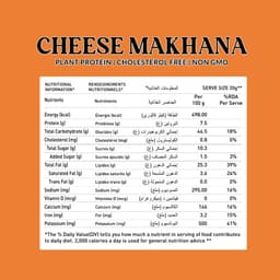 Cheese Makhana detail