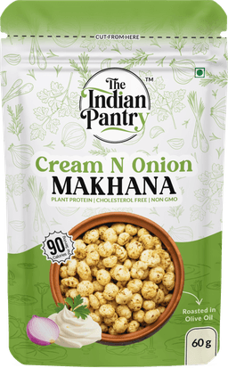 Cream N Onion makhana in bowl