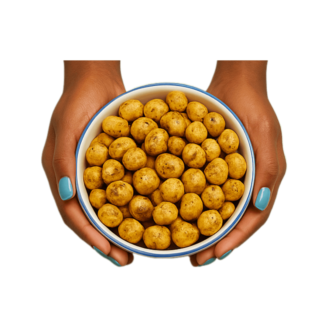 Hand holding product